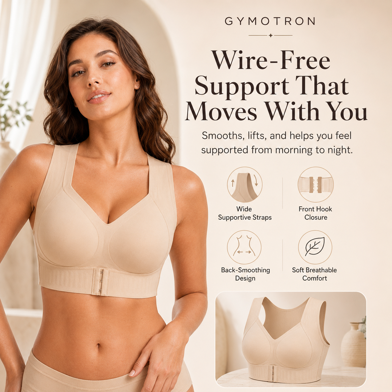 Gymotron Wireless Support Bra™
